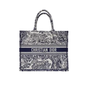 Dior book tote large blue 50-MA-1201 Y21